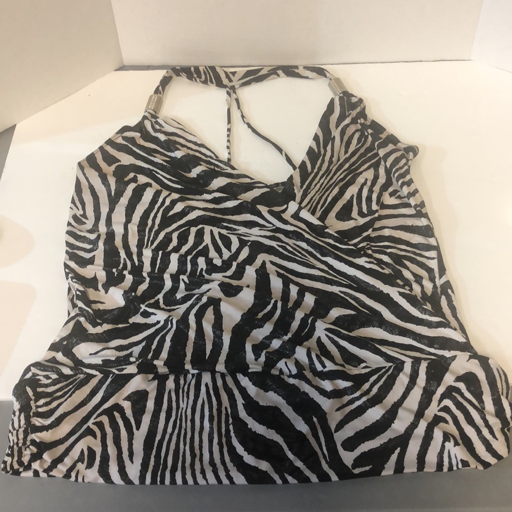 Zebra Print Blouse (Smoker)